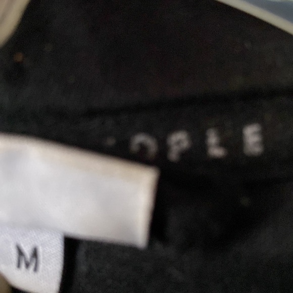 Meeting Full Zip Velour Black Logo Hoodie NeverUsed Made in Italy 🇮🇹 - Picture 7 of 11